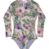 Splendid Girls' Panama Garden Long Sleeve One Piece Swimsuit (Big Kid) 2 Splendid Girls' Panama Garden Long Sleeve One Piece Swimsuit (Big Kid) -Family Swim Shop 7611106033832 multi 1a