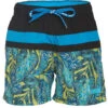 Boys' Tropical Leaf Splice Swim Trunks (Little Kid, Big Kid) -Family Swim Shop 7615241781416 black 1a