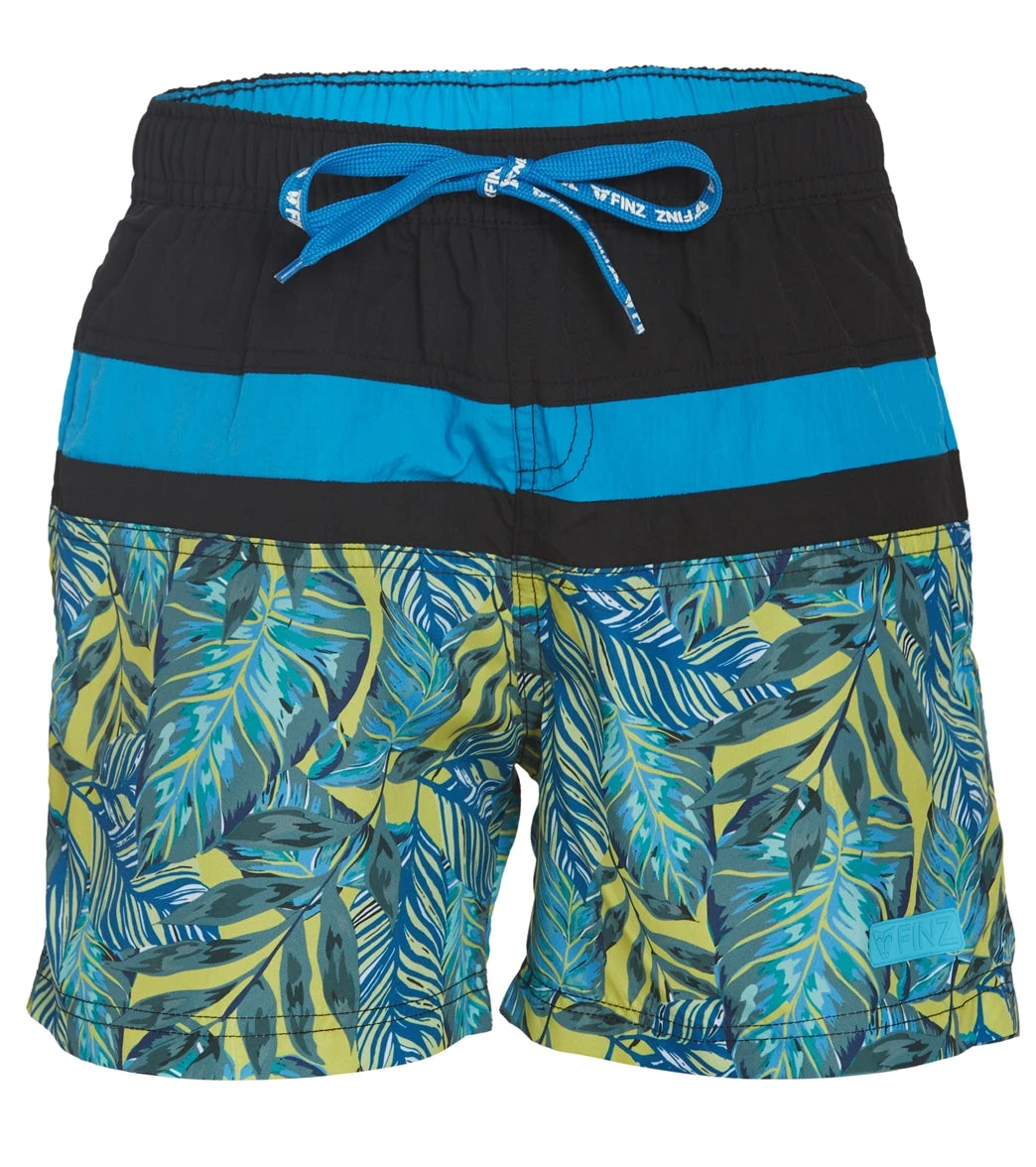 Boys' Tropical Leaf Splice Swim Trunks (Little Kid, Big Kid) 3 Boys' Tropical Leaf Splice Swim Trunks (Little Kid, Big Kid)