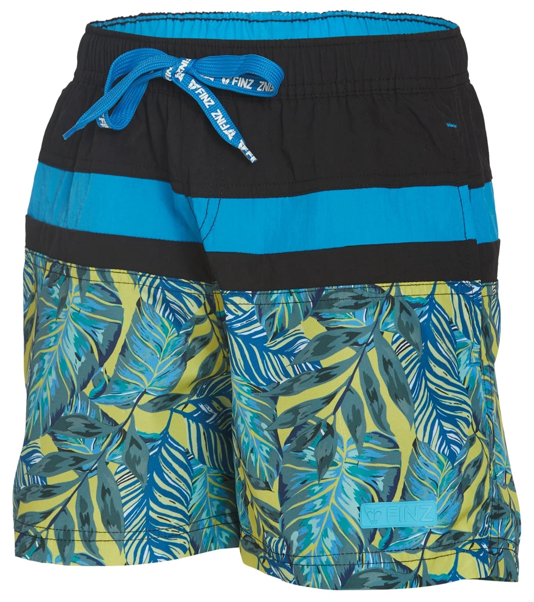 Boys' Tropical Leaf Splice Swim Trunks (Little Kid, Big Kid) 4 Boys' Tropical Leaf Splice Swim Trunks (Little Kid, Big Kid) - Image 2