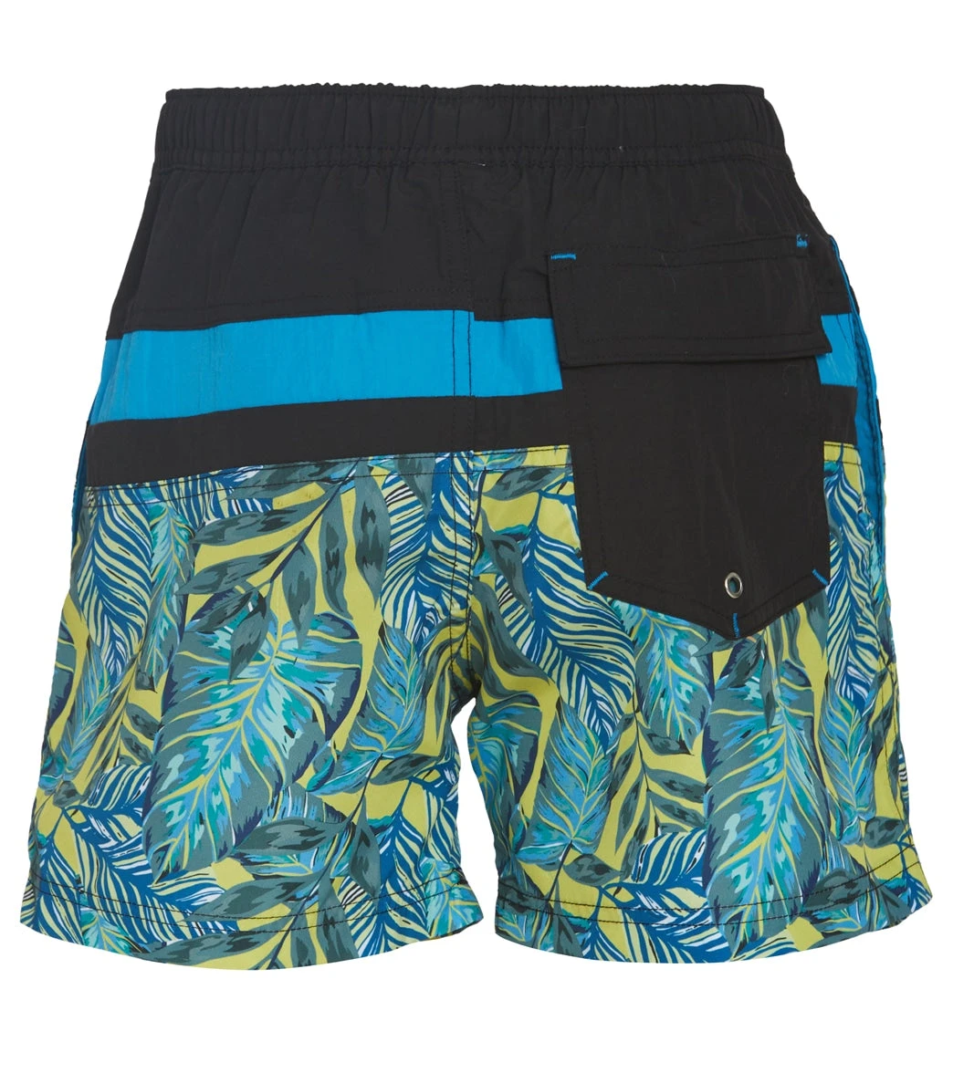 Boys' Tropical Leaf Splice Swim Trunks (Little Kid, Big Kid) 5 Boys' Tropical Leaf Splice Swim Trunks (Little Kid, Big Kid) - Image 3