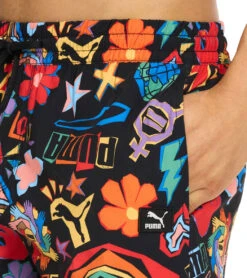Puma Men's 5.5" Pride Swim Trunks -Family Swim Shop 7621702287528 pumablack 3a