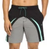 Puma Men's 7" Swxp Blocked Swim Trunks -Family Swim Shop 7621702516904 pumablack 1a