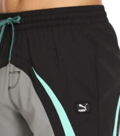 Puma Men's 7" Swxp Blocked Swim Trunks 7 Puma Men's 7" Swxp Blocked Swim Trunks -Family Swim Shop 7621702516904 pumablack 3a