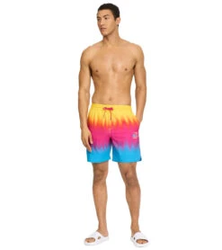 Puma Men's 7" Stretch 48/23 Swim Trunks -Family Swim Shop 7621702680744 glowingpink 3a