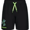 Under Armour Boys' UA Crystal Speckle Logo Volley Shorts (Big Kid) -Family Swim Shop 7647418843304 black 1a