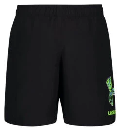 Under Armour Boys' UA Crystal Speckle Logo Volley Shorts (Big Kid) -Family Swim Shop 7647418843304 black 3a