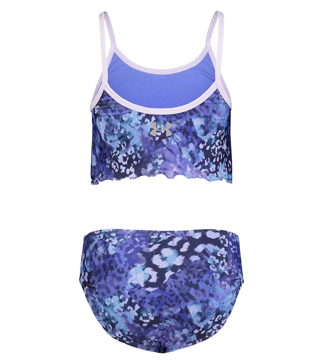 Under Armour Girls' UA Animal Tropic Two Piece Midkini Set (Little Kid) 4 Under Armour Girls' UA Animal Tropic Two Piece Midkini Set (Little Kid) - Image 2