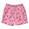 Men's Palm Paradise Sustainable Swim Trunks -Family Swim Shop 7652824580264 pink 1a