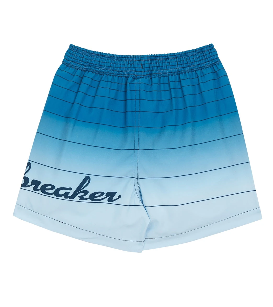 Boy's Ombre Stripe Swim Trunks 4 Boy's Ombre Stripe Swim Trunks - Image 2