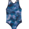 TYR Girls' StarHex Olivia Fit One Piece Swimsuit (Little Kid, Big Kid) -Family Swim Shop 7710366892200 blueice 1a