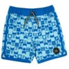 Boys' Retro Surf Board Shorts (Toddler, Little Kid, Big Kid) -Family Swim Shop 7717052940456 crystalblue 1a