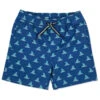 Boys' Fin Swim Trunks (Toddler, Little Kid, Big Kid) -Family Swim Shop 7717053563048 navy 1a