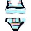 Girls' Island Hopper Reversible Two Piece Bikini Set (Little Kid, Big Kid) -Family Swim Shop 7717058183336 thaliastripe 1a