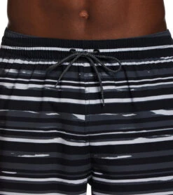 Nike Men's 20" Fade Stripe Breaker Swim Trunks -Family Swim Shop 7756927074472 black 5a