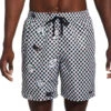 Nike Men's Smiles Check Swim Trunks -Family Swim Shop 7761615618216 black 1a