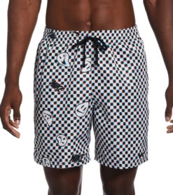 Nike Men's Smiles Check Swim Trunks