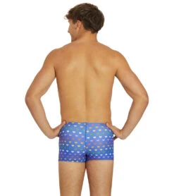 Rainbow Heart Square Leg Swimsuit -Family Swim Shop 7764259995816 rainbowheart 3a