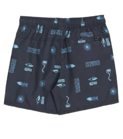Rip Curl Boys' Tube Heads Sun Swim Trunks (Big Kid) -Family Swim Shop 7769047892136 black 2a