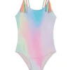 Girls' Unicorn Galaxy Ombre One Piece Swimsuit (Big Kid) -Family Swim Shop 7774055432360 multi 1a