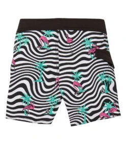 Volcom Boys' Flamingbros Mod Board Shorts (Toddler, Little Kid) -Family Swim Shop 7774938235048 white 3a