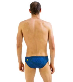 FINIS Boys' Maze Brief Swimsuit -Family Swim Shop 7781048549544 mazeblue 3a