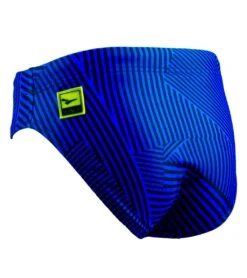 FINIS Boys' Maze Brief Swimsuit -Family Swim Shop 7781048549544 mazeblue 5a