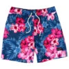 Men's 17" Floraday Swim Trunks 2 Men's 17" Floraday Swim Trunks -Family Swim Shop 7781259706536 dustyblue 1a