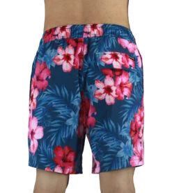 Men's 17" Floraday Swim Trunks -Family Swim Shop 7781259706536 dustyblue 3a